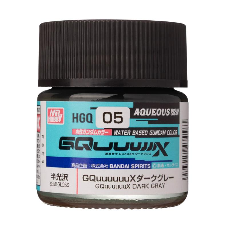 Aqueous Gundam Color (10ml) GQuuuuuuX DARK GRAY von Mr. Hobby - Gunze