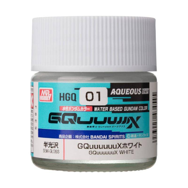 Aqueous Gundam Color (10ml) GQuuuuuuX WHITE von Mr. Hobby - Gunze