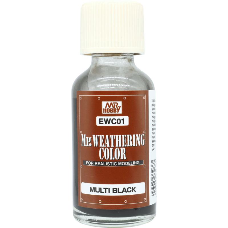 Weathering Color Multi Black (40ml) von Mr. Hobby - Gunze