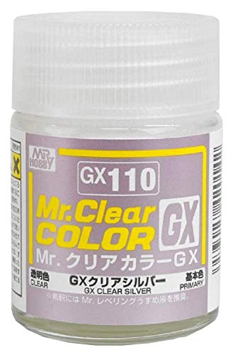 Mrhobby - Mr. Clear Color Gx 18 Ml Clear Silver Gx-110mrh-gx-110 von GSI Creos