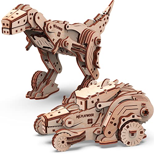 Mr. Playwood 58016 Transformer dinocar Holzset, Holz Mr. Playwood 58016 Transformer dinocar Holzset, Holz von Mr. Playwood