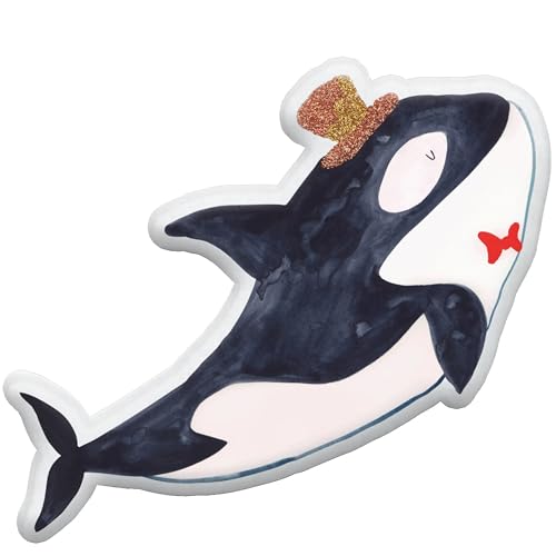 Mr. & Mrs. Panda Kissen Kuscheltier Orca Zylinder 70 cm - Geschenk, Meer, Tierkissen, Plüschtier, Meerestiere, Glitzer, Glitter, Urlaub, Geburtstag Mr. & Mrs. Panda Kissen Kuscheltier Orca Zylinder 70 cm - Geschenk, Meer, Tierkissen, Plüschtier, Meerestiere, Glitzer, Glitter, Urlaub, Geburtstag von Mr. & Mrs. Panda