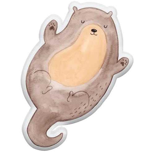 Mr. & Mrs. Panda Kissen Kuscheltier Otter Umarmen 70 cm - Geschenk, Otter Seeotter See Otter, Fischotter, gut gelaunt, Tierkissen, Hallo, Seeotter, von Mr. & Mrs. Panda