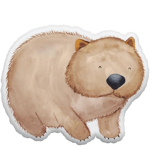 Mr. & Mrs. Panda Kissen Kuscheltier Wombat 25 cm - Geschenk, Spruch, Tierkissen, Gute Laune, Australien, Tiere, Tiermotive, Plüschtier, lustige Mr. & Mrs. Panda Kissen Kuscheltier Wombat 25 cm - Geschenk, Spruch, Tierkissen, Gute Laune, Australien, Tiere, Tiermotive, Plüschtier, lustige von Mr. & Mrs. Panda