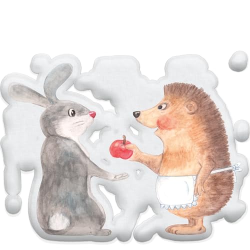 Mr. & Mrs. Panda Personalisiertes Kissen Kuscheltier Hase Igel 70 cm - Personalisierte Geschenke, Gute Laune, Personalisiertes Kuscheltier, Igel und Mr. & Mrs. Panda Personalisiertes Kissen Kuscheltier Hase Igel 70 cm - Personalisierte Geschenke, Gute Laune, Personalisiertes Kuscheltier, Igel und von Mr. & Mrs. Panda