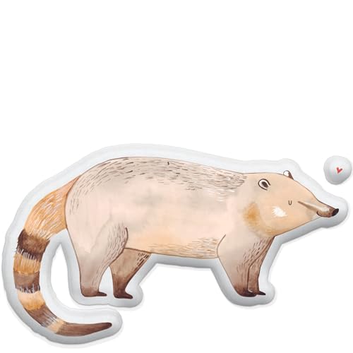 Mr. & Mrs. Panda Personalisiertes Kissen Kuscheltier Nasenbär 45 cm - Personalisierte Geschenke, Kuscheltier mit Wunschnamen, Tiermotive, Gute Laune, Mr. & Mrs. Panda Personalisiertes Kissen Kuscheltier Nasenbär 45 cm - Personalisierte Geschenke, Kuscheltier mit Wunschnamen, Tiermotive, Gute Laune, von Mr. & Mrs. Panda