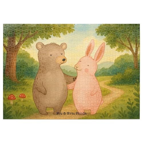 Mr. & Mrs. Panda Puzzle Bär und Hase Umarmen Design 1500 Teile - Geschenk, Hocheitstag, Bester Freund, Ehefrau, Umarmung, Heiratsantrag, Best Mr. & Mrs. Panda Puzzle Bär und Hase Umarmen Design 1500 Teile - Geschenk, Hocheitstag, Bester Freund, Ehefrau, Umarmung, Heiratsantrag, Best von Mr. & Mrs. Panda