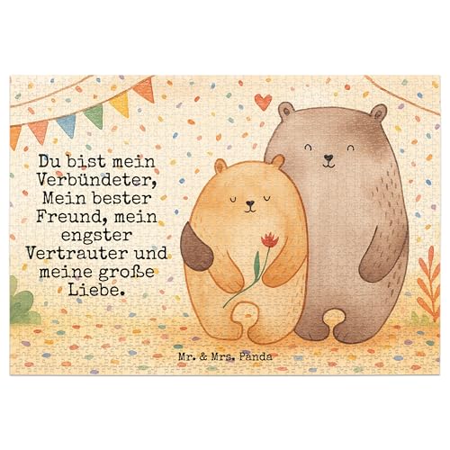 Mr. & Mrs. Panda Puzzle Bären Liebe Design 1500 Teile - Geschenk, Geschenk Hochzeit, Umarmung, Freundin, Jahrestag, Verlobung, Liebesgeschenk, Mr. & Mrs. Panda Puzzle Bären Liebe Design 1500 Teile - Geschenk, Geschenk Hochzeit, Umarmung, Freundin, Jahrestag, Verlobung, Liebesgeschenk, von Mr. & Mrs. Panda