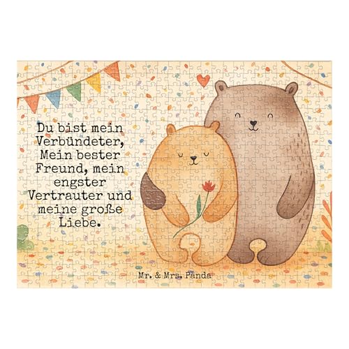Mr. & Mrs. Panda Puzzle Bären Liebe Design 551 Teile - Geschenk, Bärchen, Heiraten, Freund, Umarmen, Freundin, Ehefrau, Geschenk Hochzeit, Blume Mr. & Mrs. Panda Puzzle Bären Liebe Design 551 Teile - Geschenk, Bärchen, Heiraten, Freund, Umarmen, Freundin, Ehefrau, Geschenk Hochzeit, Blume von Mr. & Mrs. Panda