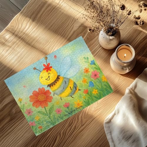Mr. & Mrs. Panda Puzzle Biene Blume Design 551 Teile - Geschenk, Wespe, Hummel Mr. & Mrs. Panda Puzzle Biene Blume Design 551 Teile - Geschenk, Wespe, Hummel von Mr. & Mrs. Panda