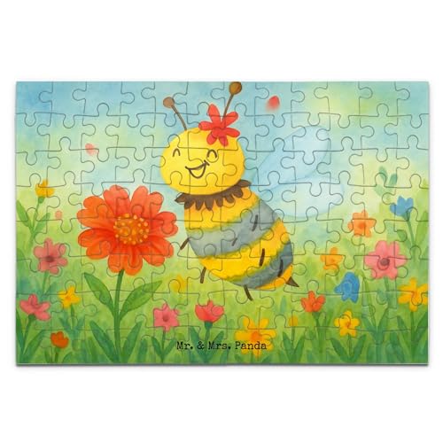 Mr. & Mrs. Panda Puzzle Biene Blume Design 96 Teile - Geschenk, Wespe, Hummel Mr. & Mrs. Panda Puzzle Biene Blume Design 96 Teile - Geschenk, Wespe, Hummel von Mr. & Mrs. Panda