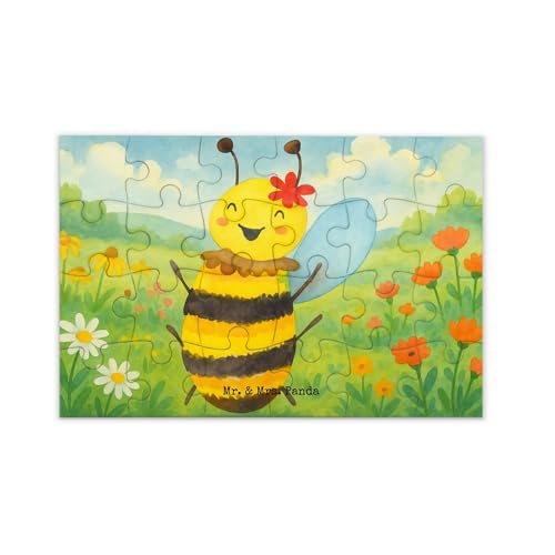 Mr. & Mrs. Panda Puzzle Biene Happy Design 24 Teile - Geschenk, Hummel, Wespe von Mr. & Mrs. Panda