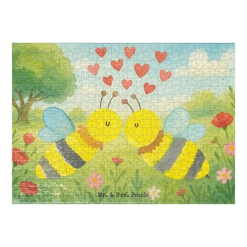 Mr. & Mrs. Panda Puzzle Biene Liebe Design 551 Teile - Geschenk, Wespe, Hummel Mr. & Mrs. Panda Puzzle Biene Liebe Design 551 Teile - Geschenk, Wespe, Hummel von Mr. & Mrs. Panda