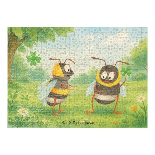 Mr. & Mrs. Panda Puzzle Bienen Paar Design 551 Teile - Geschenk, Freundin, Liebe, Ehemann, Mitbringsel, Hochzeitstag, Liebesbeweis, Valentinstag, Mr. & Mrs. Panda Puzzle Bienen Paar Design 551 Teile - Geschenk, Freundin, Liebe, Ehemann, Mitbringsel, Hochzeitstag, Liebesbeweis, Valentinstag, von Mr. & Mrs. Panda