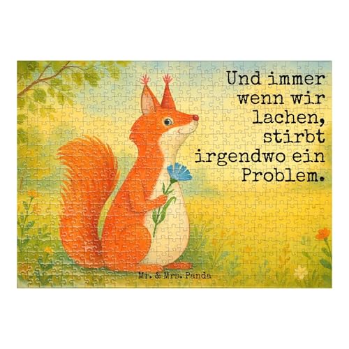 Mr. & Mrs. Panda Puzzle Eichhörnchen Blume Design 551 Teile - Geschenk, Spruch Deko, glücklich Spruch, Tiermotive, Gute Laune, Tiere, lustige Mr. & Mrs. Panda Puzzle Eichhörnchen Blume Design 551 Teile - Geschenk, Spruch Deko, glücklich Spruch, Tiermotive, Gute Laune, Tiere, lustige von Mr. & Mrs. Panda