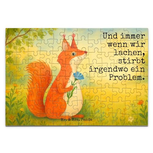 Mr. & Mrs. Panda Puzzle Eichhörnchen Blume Design 96 Teile - Geschenk, Spruch Deko, Eichhorn, Tiere, Gute Laune, Tiermotive, lustige Sprüche, Mr. & Mrs. Panda Puzzle Eichhörnchen Blume Design 96 Teile - Geschenk, Spruch Deko, Eichhorn, Tiere, Gute Laune, Tiermotive, lustige Sprüche, von Mr. & Mrs. Panda