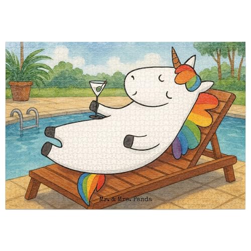Mr. & Mrs. Panda Puzzle Einhorn Cocktail Design 1500 Teile - Geschenk, Feiern, Freundin, Einhorn Deko, Unicorn, Einhörner, Cuba Libre Mr. & Mrs. Panda Puzzle Einhorn Cocktail Design 1500 Teile - Geschenk, Feiern, Freundin, Einhorn Deko, Unicorn, Einhörner, Cuba Libre von Mr. & Mrs. Panda