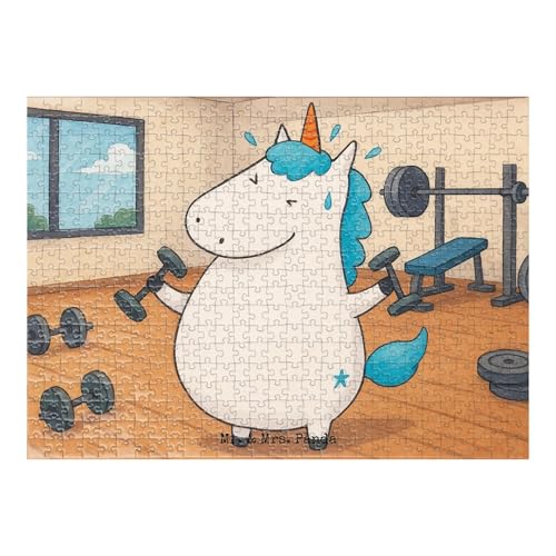 Mr. & Mrs. Panda Puzzle Einhorn Fitness Design 551 Teile - Geschenk, Unicorn, Sport, Einhorn Deko, Gym, Einhörner Mr. & Mrs. Panda Puzzle Einhorn Fitness Design 551 Teile - Geschenk, Unicorn, Sport, Einhorn Deko, Gym, Einhörner von Mr. & Mrs. Panda