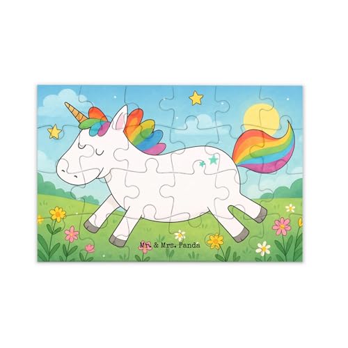 Mr. & Mrs. Panda Puzzle Einhorn Happy Design 24 Teile - Geschenk, Einhorn Deko, glücklich, Unicorn, fröhlich, Lächeln, witzig, Einhörner Mr. & Mrs. Panda Puzzle Einhorn Happy Design 24 Teile - Geschenk, Einhorn Deko, glücklich, Unicorn, fröhlich, Lächeln, witzig, Einhörner von Mr. & Mrs. Panda