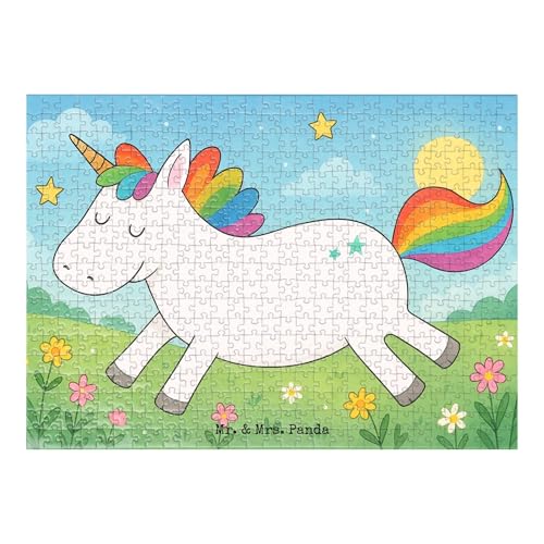 Mr. & Mrs. Panda Puzzle Einhorn Happy Design 551 Teile - Geschenk, Einhorn Deko, Unicorn, Lachen, Einhörner, spannend, Freude, witzig Mr. & Mrs. Panda Puzzle Einhorn Happy Design 551 Teile - Geschenk, Einhorn Deko, Unicorn, Lachen, Einhörner, spannend, Freude, witzig von Mr. & Mrs. Panda
