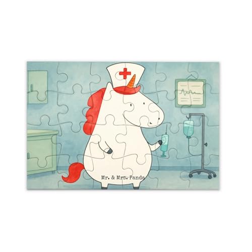 Mr. & Mrs. Panda Puzzle Einhorn Krankenschwester Design 24 Teile - Geschenk, Unicorn, Krankenpflegerin, Ärztin Geschenk, Krankenschwester Geschenk, Mr. & Mrs. Panda Puzzle Einhorn Krankenschwester Design 24 Teile - Geschenk, Unicorn, Krankenpflegerin, Ärztin Geschenk, Krankenschwester Geschenk, von Mr. & Mrs. Panda