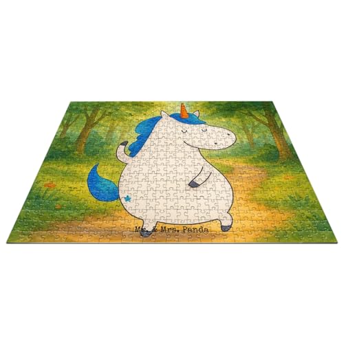 Mr. & Mrs. Panda Puzzle Einhorn Mann Design 551 Teile - Geschenk, Unicorn, Beste, Einhörner, Einhorn Deko, hübsch von Mr. & Mrs. Panda