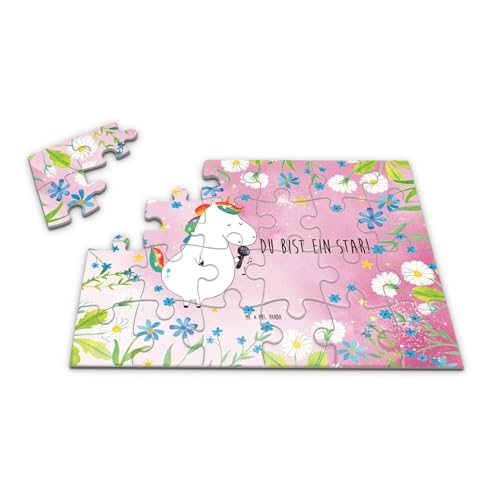 Mr. & Mrs. Panda Puzzle Einhorn Sänger 24 Teile - Geschenk, Unicorn, Einhörner, Konfetti, Glitzer, Freundin, Einhorn Deko Mr. & Mrs. Panda Puzzle Einhorn Sänger 24 Teile - Geschenk, Unicorn, Einhörner, Konfetti, Glitzer, Freundin, Einhorn Deko von Mr. & Mrs. Panda