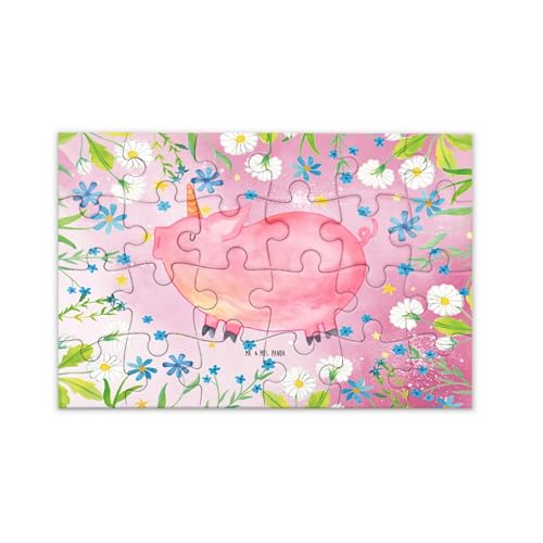 Mr. & Mrs. Panda Puzzle Einhorn Schwein 24 Teile - Geschenk, Einhorn Deko, Einhörner, englisch, Unicorn, Piggy Mr. & Mrs. Panda Puzzle Einhorn Schwein 24 Teile - Geschenk, Einhorn Deko, Einhörner, englisch, Unicorn, Piggy von Mr. & Mrs. Panda