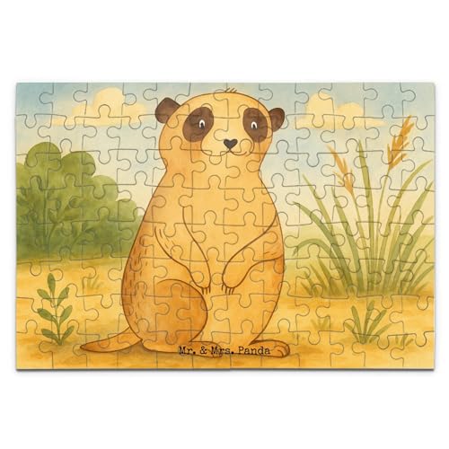 Mr. & Mrs. Panda Puzzle Erdmännchen Design 96 Teile - Geschenk, Wildtiere, Afrika, Traveling, Afrikareise, Weltreise Mr. & Mrs. Panda Puzzle Erdmännchen Design 96 Teile - Geschenk, Wildtiere, Afrika, Traveling, Afrikareise, Weltreise von Mr. & Mrs. Panda