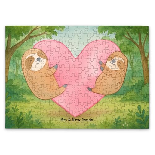Mr. & Mrs. Panda Puzzle Faultiere Herz Design 192 Teile - Geschenk, Jahrestag, Freund, Liebe, Freundin, Ehefrau, Valentinstag, Heiratsantrag, Mr. & Mrs. Panda Puzzle Faultiere Herz Design 192 Teile - Geschenk, Jahrestag, Freund, Liebe, Freundin, Ehefrau, Valentinstag, Heiratsantrag, von Mr. & Mrs. Panda