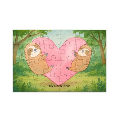 Mr. & Mrs. Panda Puzzle Faultiere Herz Design 24 Teile - Geschenk, Freund, Ehemann, Heiratsantrag, Verlobung, Geschenk für Partner, Liebe, Mr. & Mrs. Panda Puzzle Faultiere Herz Design 24 Teile - Geschenk, Freund, Ehemann, Heiratsantrag, Verlobung, Geschenk für Partner, Liebe, von Mr. & Mrs. Panda