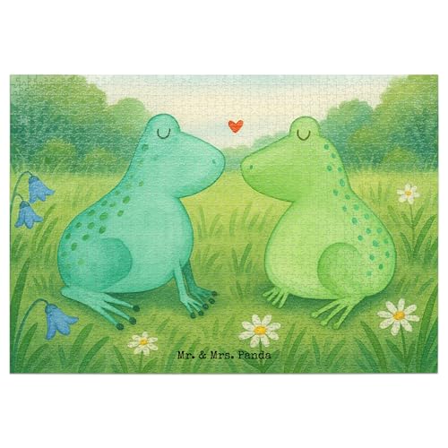 Mr. & Mrs. Panda Puzzle Frosch Liebe Design 1500 Teile - Geschenk, Froschkönig, Ehemann, verliebt, Pärchen, küssen, Liebesgeschenk, Heiratsantrag, Mr. & Mrs. Panda Puzzle Frosch Liebe Design 1500 Teile - Geschenk, Froschkönig, Ehemann, verliebt, Pärchen, küssen, Liebesgeschenk, Heiratsantrag, von Mr. & Mrs. Panda
