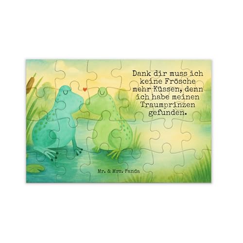 Mr. & Mrs. Panda Puzzle Frosch Liebe Design 24 Teile - Geschenk, Partner, Liebesgeschenk, Frösche, Freundin, Freund, große Liebe, Heiraten, Verlobt, Mr. & Mrs. Panda Puzzle Frosch Liebe Design 24 Teile - Geschenk, Partner, Liebesgeschenk, Frösche, Freundin, Freund, große Liebe, Heiraten, Verlobt, von Mr. & Mrs. Panda