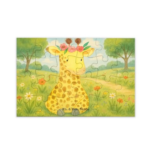 Mr. & Mrs. Panda Puzzle Giraffe Blumenkranz Design 24 Teile - Geschenk, Wildtiere, Abenteurer, Selbstliebe, Afrika, Freundin Mr. & Mrs. Panda Puzzle Giraffe Blumenkranz Design 24 Teile - Geschenk, Wildtiere, Abenteurer, Selbstliebe, Afrika, Freundin von Mr. & Mrs. Panda