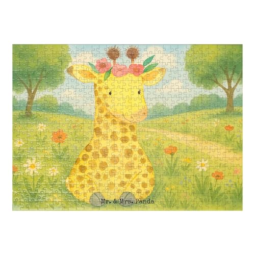 Mr. & Mrs. Panda Puzzle Giraffe Blumenkranz Design 551 Teile - Geschenk, Abenteurer, Afrika, Freundin, Wildtiere Mr. & Mrs. Panda Puzzle Giraffe Blumenkranz Design 551 Teile - Geschenk, Abenteurer, Afrika, Freundin, Wildtiere von Mr. & Mrs. Panda