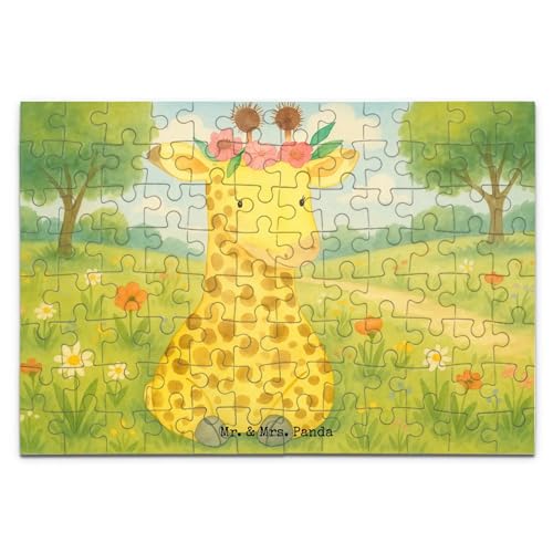 Mr. & Mrs. Panda Puzzle Giraffe Blumenkranz Design 96 Teile - Geschenk, Wildtiere, Afrika, Selbstliebe, Freundin Mr. & Mrs. Panda Puzzle Giraffe Blumenkranz Design 96 Teile - Geschenk, Wildtiere, Afrika, Selbstliebe, Freundin von Mr. & Mrs. Panda
