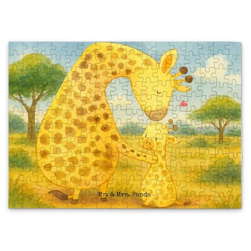 Mr. & Mrs. Panda Puzzle Giraffe Kind Design 192 Teile - Geschenk, Wildtiere, Sohn, Afrika, Lieblingsmensch, Mutter von Mr. & Mrs. Panda