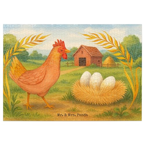 Mr. & Mrs. Panda Puzzle Huhn Stolz Design 1500 Teile - Geschenk, Landwirtin, Magie, Landleben, Motivation, Spruch, Landwirt, Hoftiere, Bauernhof Mr. & Mrs. Panda Puzzle Huhn Stolz Design 1500 Teile - Geschenk, Landwirtin, Magie, Landleben, Motivation, Spruch, Landwirt, Hoftiere, Bauernhof von Mr. & Mrs. Panda