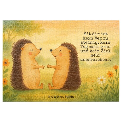 Mr. & Mrs. Panda Puzzle Igel Liebe Design 1500 Teile - Geschenk, Partner, Heiratsantrag, Freund, Ehefrau, Verliebt, Verlobt Mr. & Mrs. Panda Puzzle Igel Liebe Design 1500 Teile - Geschenk, Partner, Heiratsantrag, Freund, Ehefrau, Verliebt, Verlobt von Mr. & Mrs. Panda