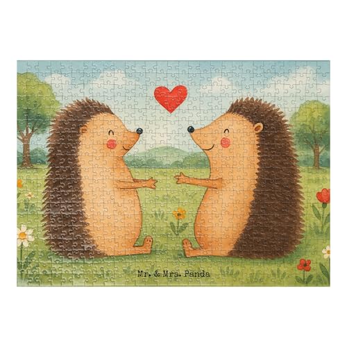 Mr. & Mrs. Panda Puzzle Igel Liebe Design 551 Teile - Geschenk, Hochzeit, Freundin, Partner, Verliebt, Jahrestag, Verlobung Mr. & Mrs. Panda Puzzle Igel Liebe Design 551 Teile - Geschenk, Hochzeit, Freundin, Partner, Verliebt, Jahrestag, Verlobung von Mr. & Mrs. Panda