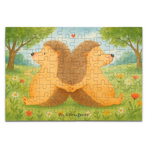 Mr. & Mrs. Panda Puzzle Igel händchenhaltend Design 96 Teile - Geschenk, Partner, Jahrestag, Hand in Hand, Geschenk für Zwei, Liebe, Verlobung, große Mr. & Mrs. Panda Puzzle Igel händchenhaltend Design 96 Teile - Geschenk, Partner, Jahrestag, Hand in Hand, Geschenk für Zwei, Liebe, Verlobung, große von Mr. & Mrs. Panda