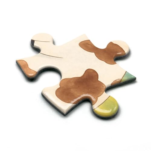Mr. & Mrs. Panda Puzzle Kuh Design 96 Teile - Geschenk, Bauernhof, Landwirtin, Landwirt, Magie, Hoftiere, Motivtion, Spruch, Milchkuh von Mr. & Mrs. Panda