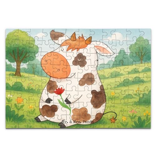 Mr. & Mrs. Panda Puzzle Kuh Design 96 Teile - Geschenk, Bauernhof, Träume, Milch, Landwirtin, Hoftiere, Landwirt Mr. & Mrs. Panda Puzzle Kuh Design 96 Teile - Geschenk, Bauernhof, Träume, Milch, Landwirtin, Hoftiere, Landwirt von Mr. & Mrs. Panda