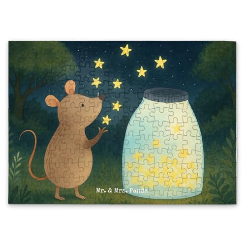 Mr. & Mrs. Panda Puzzle Maus Sterne Design 192 Teile - Geschenk, Taufgeschenk, Tiermotive, Tiere, Gute Laune, Geburtstag, Taufe, lustige Sprüche Mr. & Mrs. Panda Puzzle Maus Sterne Design 192 Teile - Geschenk, Taufgeschenk, Tiermotive, Tiere, Gute Laune, Geburtstag, Taufe, lustige Sprüche von Mr. & Mrs. Panda