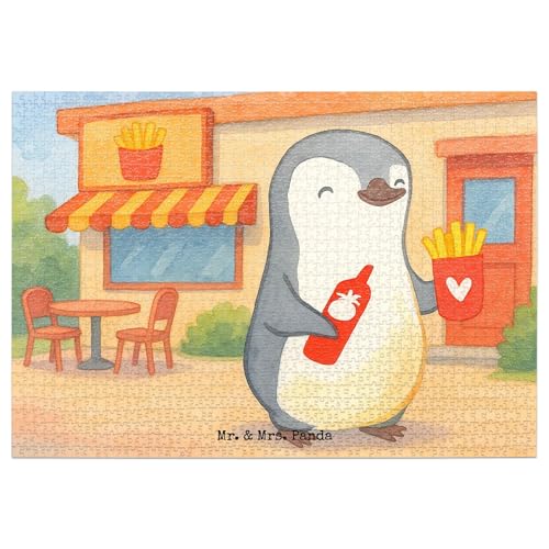 Mr. & Mrs. Panda Puzzle Pinguin Pommes Design 1500 Teile - Geschenk, Verlobung, Liebesgeschenk, Freundin, Freund, Geschenk für Partner, Jahrestag, Mr. & Mrs. Panda Puzzle Pinguin Pommes Design 1500 Teile - Geschenk, Verlobung, Liebesgeschenk, Freundin, Freund, Geschenk für Partner, Jahrestag, von Mr. & Mrs. Panda
