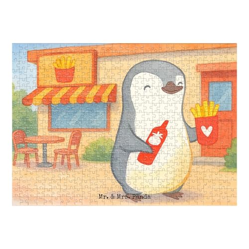 Mr. & Mrs. Panda Puzzle Pinguin Pommes Design 551 Teile - Geschenk, Ehemann, Partner, Jahrestag, Freundin, Hochzeitstag, Geschenk für Frauen, Liebe, Mr. & Mrs. Panda Puzzle Pinguin Pommes Design 551 Teile - Geschenk, Ehemann, Partner, Jahrestag, Freundin, Hochzeitstag, Geschenk für Frauen, Liebe, von Mr. & Mrs. Panda