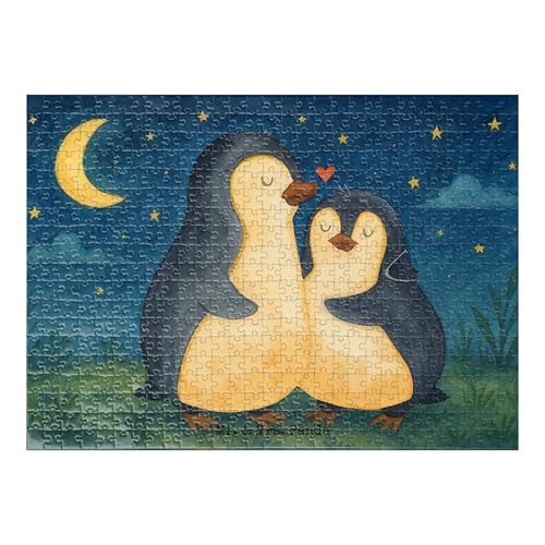 Mr. & Mrs. Panda Puzzle Pinguine Einschlafen Design 551 Teile - Geschenk, Freundin, Liebe, für Männer, Jahrestag, Freund, Valentinstag, Mr. & Mrs. Panda Puzzle Pinguine Einschlafen Design 551 Teile - Geschenk, Freundin, Liebe, für Männer, Jahrestag, Freund, Valentinstag, von Mr. & Mrs. Panda