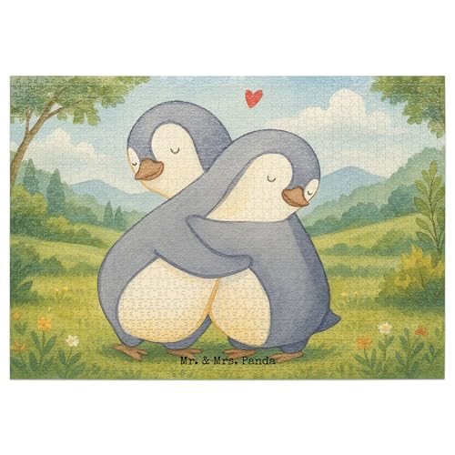 Mr. & Mrs. Panda Puzzle Pinguine Kuscheln Design 1500 Teile - Geschenk, Hocheitstag, Ehefrau, für Ehemann, Freund, Mitbringsel, Ehemann, Mr. & Mrs. Panda Puzzle Pinguine Kuscheln Design 1500 Teile - Geschenk, Hocheitstag, Ehefrau, für Ehemann, Freund, Mitbringsel, Ehemann, von Mr. & Mrs. Panda