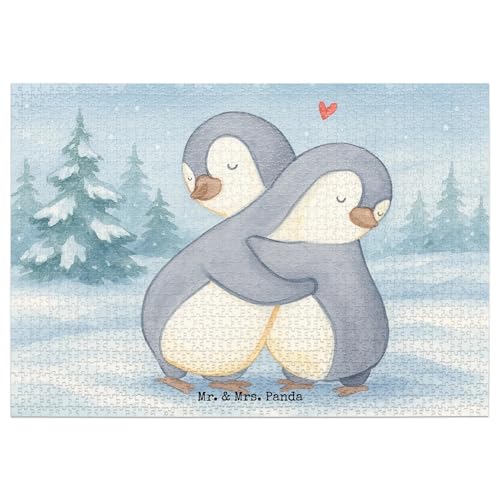 Mr. & Mrs. Panda Puzzle Pinguine Kuscheln Design 1500 Teile - Geschenk, für Männer, Geschenk für Frauen, Hocheitstag, Liebesbeweis, für Ehemann, Mr. & Mrs. Panda Puzzle Pinguine Kuscheln Design 1500 Teile - Geschenk, für Männer, Geschenk für Frauen, Hocheitstag, Liebesbeweis, für Ehemann, von Mr. & Mrs. Panda