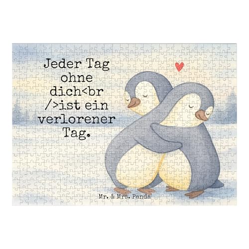 Mr. & Mrs. Panda Puzzle Pinguine Kuscheln Design 551 Teile - Geschenk, Jahrestag, Freundin, Liebesgeschenk, Heiraten, Mr. & Mrs. Panda Puzzle Pinguine Kuscheln Design 551 Teile - Geschenk, Jahrestag, Freundin, Liebesgeschenk, Heiraten, von Mr. & Mrs. Panda